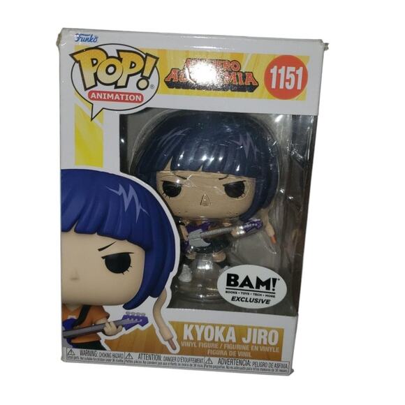 Funko Pop Animation #1151 Kyoka Jiro with Guitar MHA Collectible Open Box - Picture 2 of 4